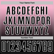 Load image into Gallery viewer, Custom Light Pink Black-White Fade Fashion Sublimation Soccer Uniform Jersey