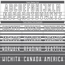 Charger l'image dans la galerie, Custom White Steel Gray Gradient Pinstripe Sublimation Soccer Uniform Jersey