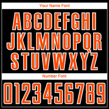 Charger l'image dans la galerie, Custom Black Orange Steel Gray-White Gradient Horizontal Stripes Sublimation Soccer Uniform Jersey