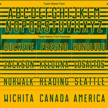 Загрузить изображение в средство просмотра галереи, Custom Green Gold-Kelly Green Gradient Horizontal Stripes Sublimation Soccer Uniform Jersey