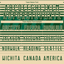 Load image into Gallery viewer, Custom Green Cream-Kelly Green Gradient Horizontal Stripes Sublimation Soccer Uniform Jersey