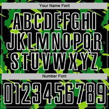 Charger l'image dans la galerie, Custom Black White-Green Geometric Camo Fragment Sports Sublimation Soccer Uniform Jersey