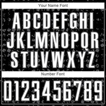 Charger l'image dans la galerie, Custom Black White-Steel Gray Digital Geometric Fragment Speckles Sublimation Soccer Uniform Jersey