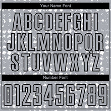 Charger l'image dans la galerie, Custom Gray Black-White Digital Geometric Fragment Speckles Sublimation Soccer Uniform Jersey