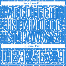 Charger l'image dans la galerie, Custom Powder Blue White Digital Geometric Fragment Speckles Sublimation Soccer Uniform Jersey