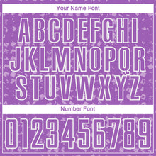 Load image into Gallery viewer, Custom Medium Purple White-Light Purple Digital Geometric Fragment Speckles Sublimation Soccer Uniform Jersey