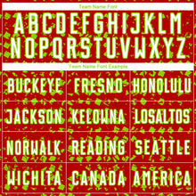 Load image into Gallery viewer, Custom Red White-Neon Green Digital Geometric Fragment Speckles Sublimation Soccer Uniform Jersey