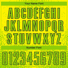 Charger l'image dans la galerie, Custom Light Yellow Neon Green-Black Brasil Gradient Ripples Sublimation Soccer Uniform Jersey