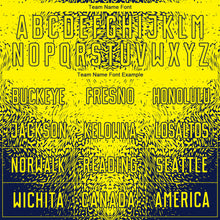 Charger l'image dans la galerie, Custom Light Yellow Navy Brasil Gradient Ripples Sublimation Soccer Uniform Jersey