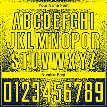 Charger l'image dans la galerie, Custom Light Yellow Navy Brasil Gradient Ripples Sublimation Soccer Uniform Jersey