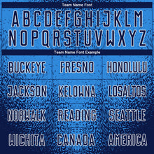 Charger l'image dans la galerie, Custom Powder Blue Navy-White Brasil Gradient Ripples Sublimation Soccer Uniform Jersey