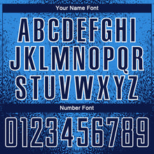 Charger l'image dans la galerie, Custom Powder Blue Navy-White Brasil Gradient Ripples Sublimation Soccer Uniform Jersey