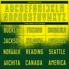 Charger l'image dans la galerie, Custom Light Yellow Green Brasil Spray Gradient Sublimation Soccer Uniform Jersey