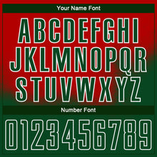 Load image into Gallery viewer, Custom Red Green-White Brasil Spray Gradient Sublimation Soccer Uniform Jersey