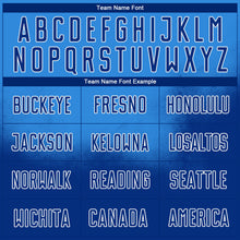 Charger l'image dans la galerie, Custom Powder Blue Royal-White Brasil Spray Gradient Sublimation Soccer Uniform Jersey