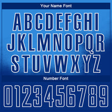 Charger l'image dans la galerie, Custom Powder Blue Royal-White Brasil Spray Gradient Sublimation Soccer Uniform Jersey