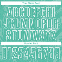 Charger l'image dans la galerie, Custom Ice Blue White Brasil Geometric Tropical Rainforest Sublimation Soccer Uniform Jersey