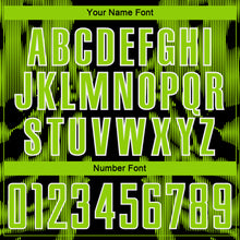 Загрузить изображение в средство просмотра галереи, Custom Black Neon Green-White Brasil Digital Lines Sublimation Soccer Uniform Jersey