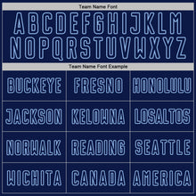 Charger l'image dans la galerie, Custom Navy Light Blue Gold-White Digital Camo Raglan Sleeves Sublimation Soccer Uniform Jersey