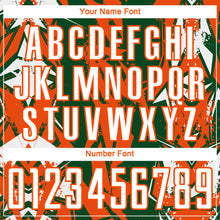 Load image into Gallery viewer, Custom Green White-Orange Geometric Shard Grunge Splash Sublimation Soccer Uniform Jersey