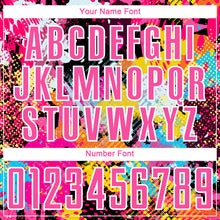 Load image into Gallery viewer, Custom Graffiti Pattern Pink-White Paint Splatter Sublimation Soccer Uniform Jersey