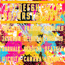 Load image into Gallery viewer, Custom Graffiti Pattern Gold-White Paint Splatter Sublimation Soccer Uniform Jersey