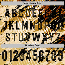 Load image into Gallery viewer, Custom Cream-Black Abstract Swirl Wave Grunge Splatter Sublimation Soccer Uniform Jersey