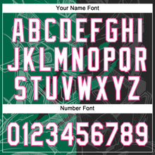 Charger l'image dans la galerie, Custom Graffiti Pattern Black Kelly Green-Pink 3D Two-Button Unisex Softball Jersey