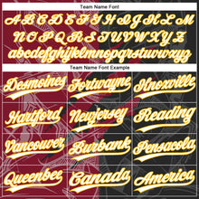 Charger l'image dans la galerie, Custom Graffiti Pattern Black Crimson-Gold 3D Two-Button Unisex Softball Jersey