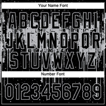 Загрузить изображение в средство просмотра галереи, Custom Black Gray 3D Pattern Dripping Splatter Art Two-Button Unisex Softball Jersey