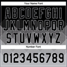 Загрузить изображение в средство просмотра галереи, Custom Black Gray 3D Pattern Gradient Square Shapes Two-Button Unisex Softball Jersey