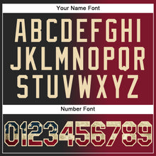 Загрузить изображение в средство просмотра галереи, Custom Black Vintage USA Flag Crimson-City Cream Gradient Fashion Two-Button Unisex Softball Jersey