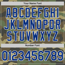 Загрузить изображение в средство просмотра галереи, Custom Camo Royal-Red Salute To Service Two-Button Unisex Softball Jersey