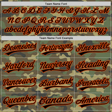 Загрузить изображение в средство просмотра галереи, Custom Camo Black-Orange Salute To Service Two-Button Unisex Softball Jersey