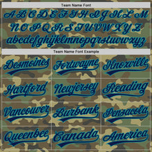 Загрузить изображение в средство просмотра галереи, Custom Camo Navy-Teal Salute To Service Two-Button Unisex Softball Jersey