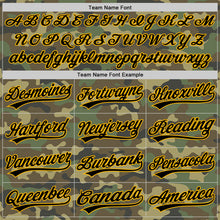 Загрузить изображение в средство просмотра галереи, Custom Camo Black-Gold Salute To Service Two-Button Unisex Softball Jersey