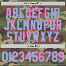 Загрузить изображение в средство просмотра галереи, Custom Camo Light Blue-Pink Salute To Service Two-Button Unisex Softball Jersey