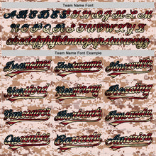 Загрузить изображение в средство просмотра галереи, Custom Camo Vintage USA Flag-Black Salute To Service Two-Button Unisex Softball Jersey