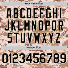 Загрузить изображение в средство просмотра галереи, Custom Camo Black-Cream Salute To Service Two-Button Unisex Softball Jersey