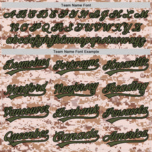 Загрузить изображение в средство просмотра галереи, Custom Camo Olive-Black Salute To Service Two-Button Unisex Softball Jersey