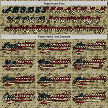 Загрузить изображение в средство просмотра галереи, Custom Camo Vintage USA Flag-Black Salute To Service Two-Button Unisex Softball Jersey