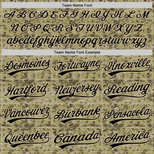 Загрузить изображение в средство просмотра галереи, Custom Camo Black-Cream Salute To Service Two-Button Unisex Softball Jersey