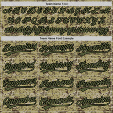 Laden Sie das Bild in den Galerie-Viewer, Custom Camo Olive-Black Salute To Service Two-Button Unisex Softball Jersey