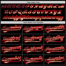 Загрузить изображение в средство просмотра галереи, Custom Black Vintage USA Flag-Red Two-Button Unisex Softball Jersey