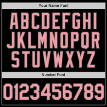 Загрузить изображение в средство просмотра галереи, Custom Black Medium Pink-Steel Gray Two-Button Unisex Softball Jersey