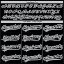 Загрузить изображение в средство просмотра галереи, Custom Black Gray-White Two-Button Unisex Softball Jersey