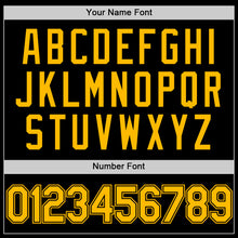 Загрузить изображение в средство просмотра галереи, Custom Black Gold Two-Button Unisex Softball Jersey