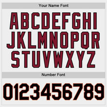 Загрузить изображение в средство просмотра галереи, Custom White Black Crimson-Cream Two-Button Unisex Softball Jersey