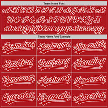 Charger l'image dans la galerie, Custom Red White Two-Button Unisex Softball Jersey