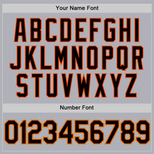 Загрузить изображение в средство просмотра галереи, Custom Gray Black Orange-Old Gold Two-Button Unisex Softball Jersey
